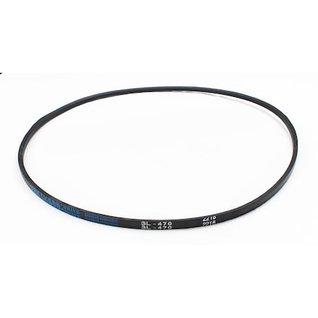 D&D 3L470 FHP V-Belt, 47 in Outside Length, 3/8 in Top Width, 7/32 in Thickness, 1 Ribs 3L470